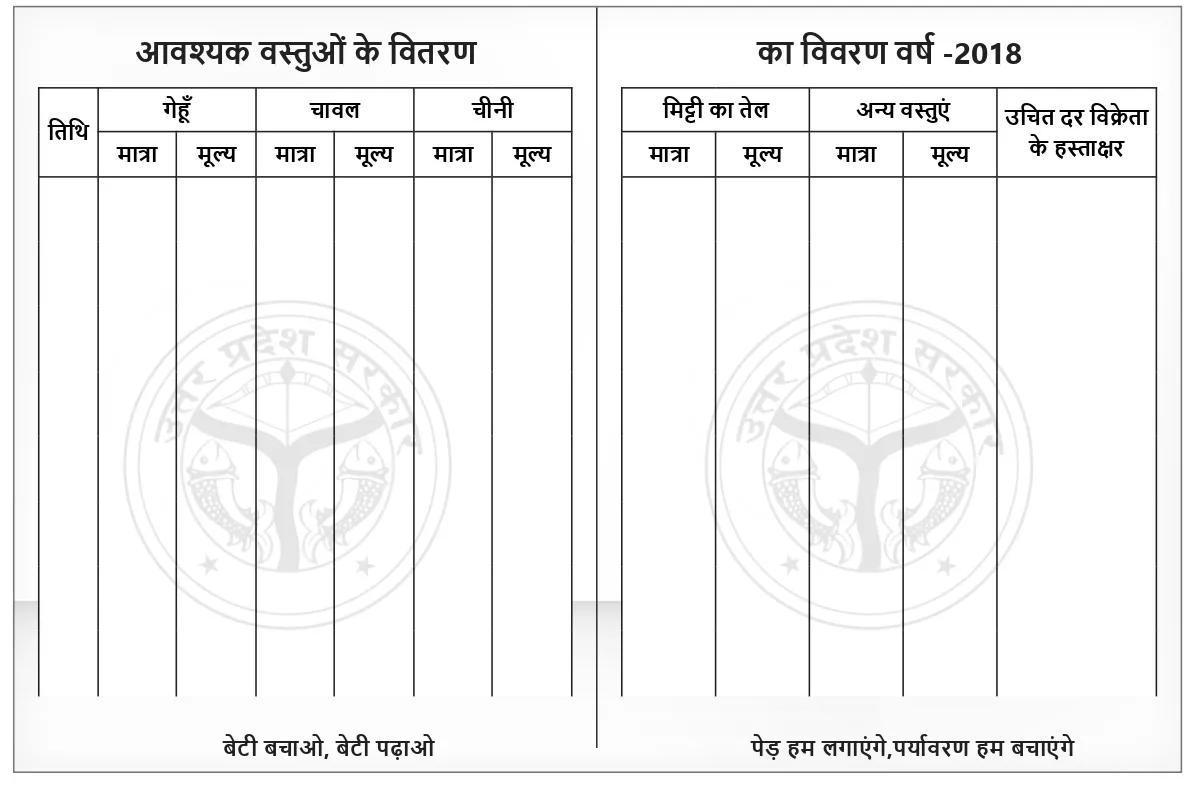 Ration Card 3